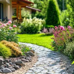 Blumenpracht und Kiesweg: Tolle vorgarten ideen für ein idyllisches Zuhause.