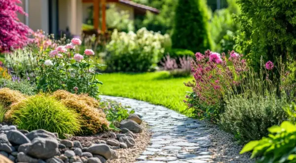 Blumenpracht und Kiesweg: Tolle vorgarten ideen für ein idyllisches Zuhause.