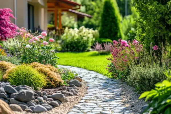 Blumenpracht und Kiesweg: Tolle vorgarten ideen für ein idyllisches Zuhause.